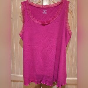 Torrid Lace-trimmed Tank 22/24 EUC